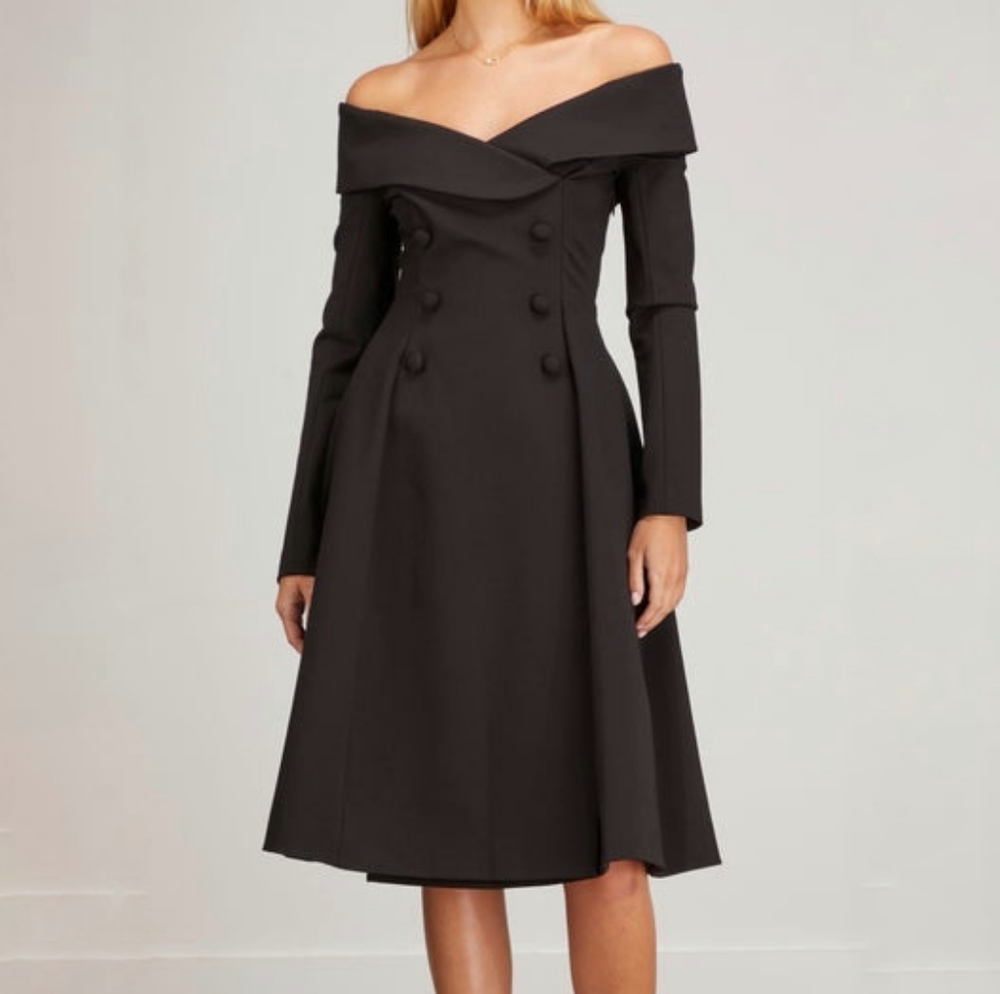 Off the Shoulder Blazer Dress